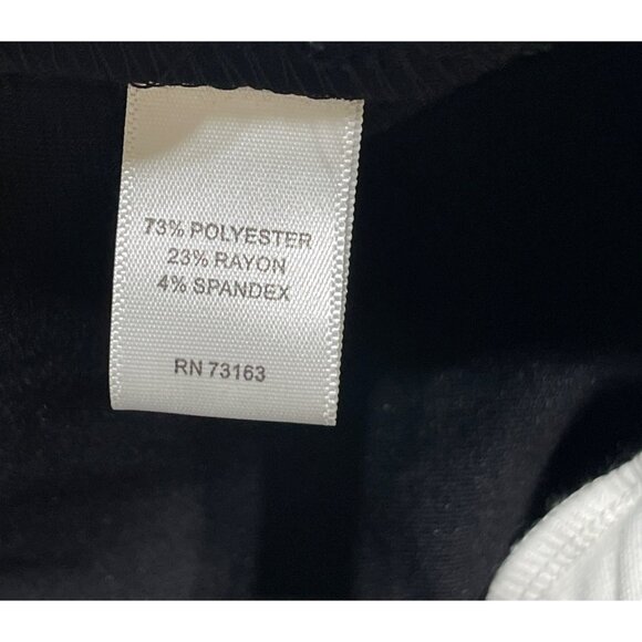 Cupio Knit Bomber Jacket Black White Size M Medium Full Zip Women's (READ) - Picture 5 of 8